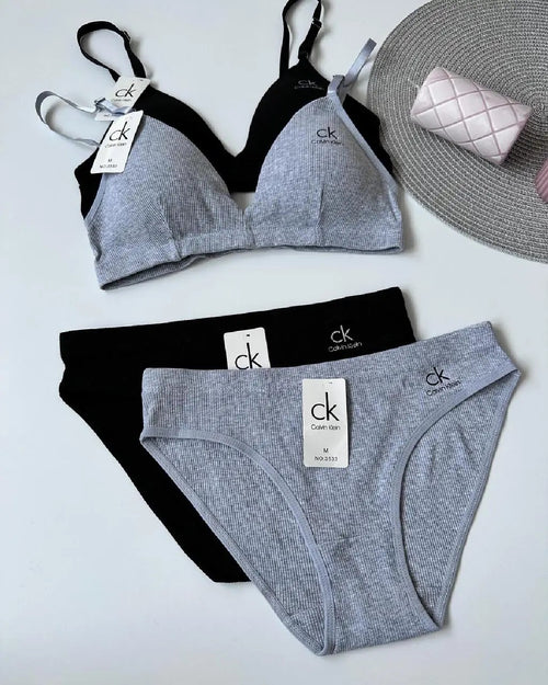 Calvin Klein Cotton T Shirt Bra Panty Set In Pakistan - Bespose