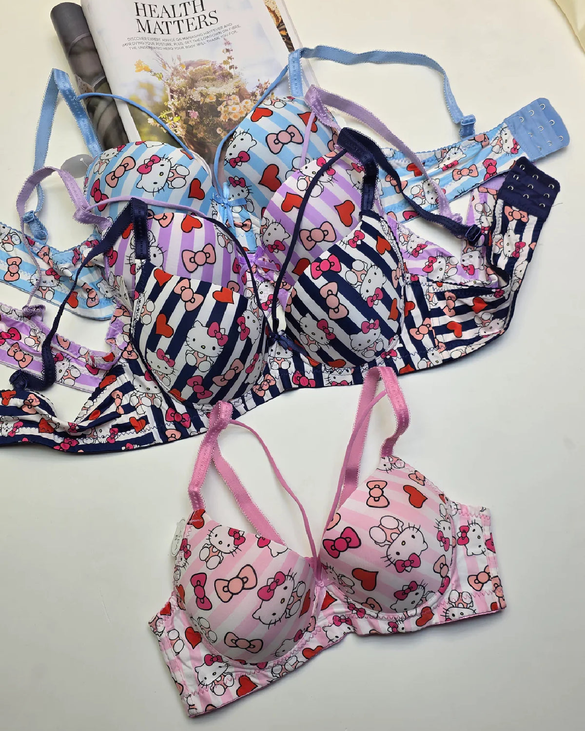 Hello Kitty Daily Wear Push Up Bra - Bespose