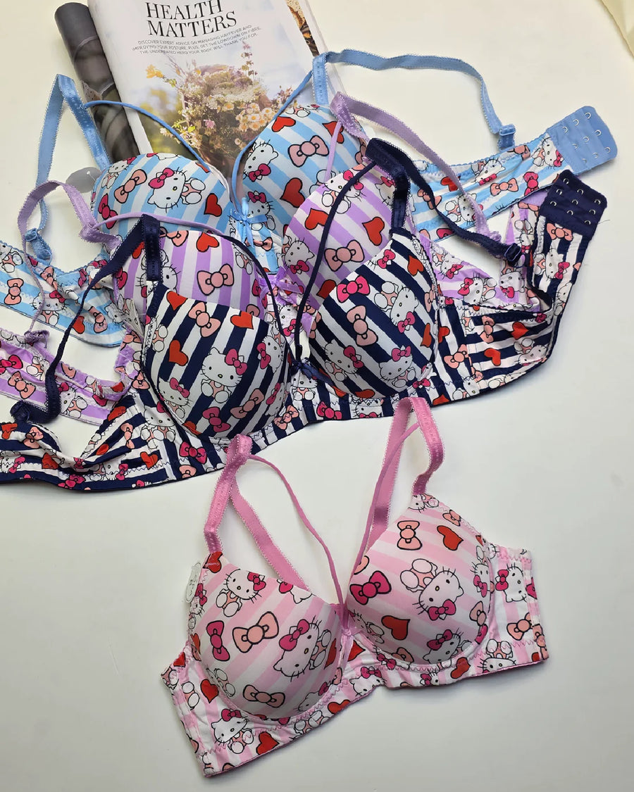 Hello Kitty Daily Wear Push Up Bra - Bespose
