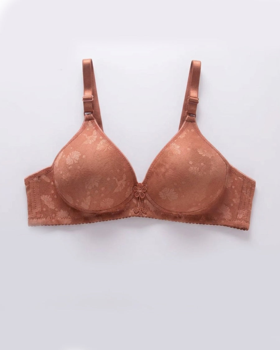 Push Up Non Wir eBra -Brown - Bespose