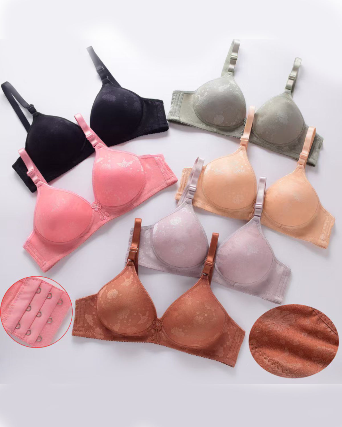 Push Up Non Wire Bra - Bespose
