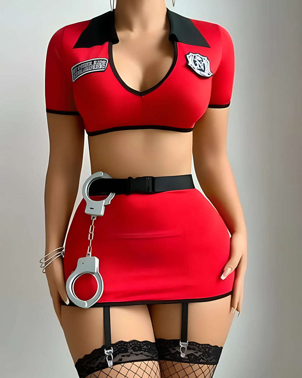 Role Playing Garter Lingerie Set