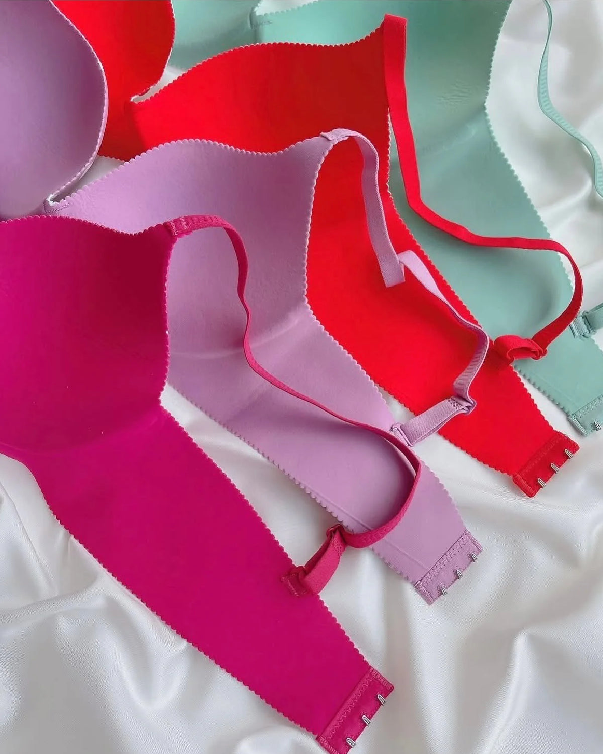 Seamless Heart Design Soft Push-up Bra Strap - Bespose