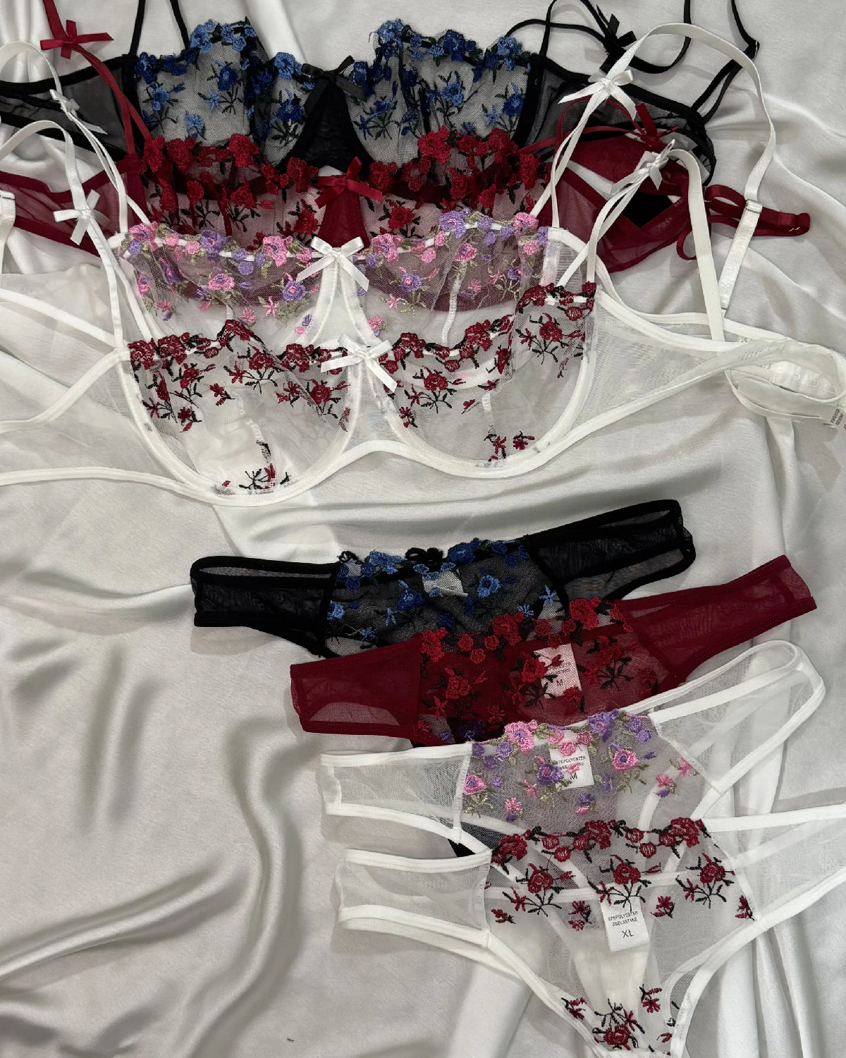 Shop The Turkish Mesh Bra Panty Lingerie Set Bundle - Bespose