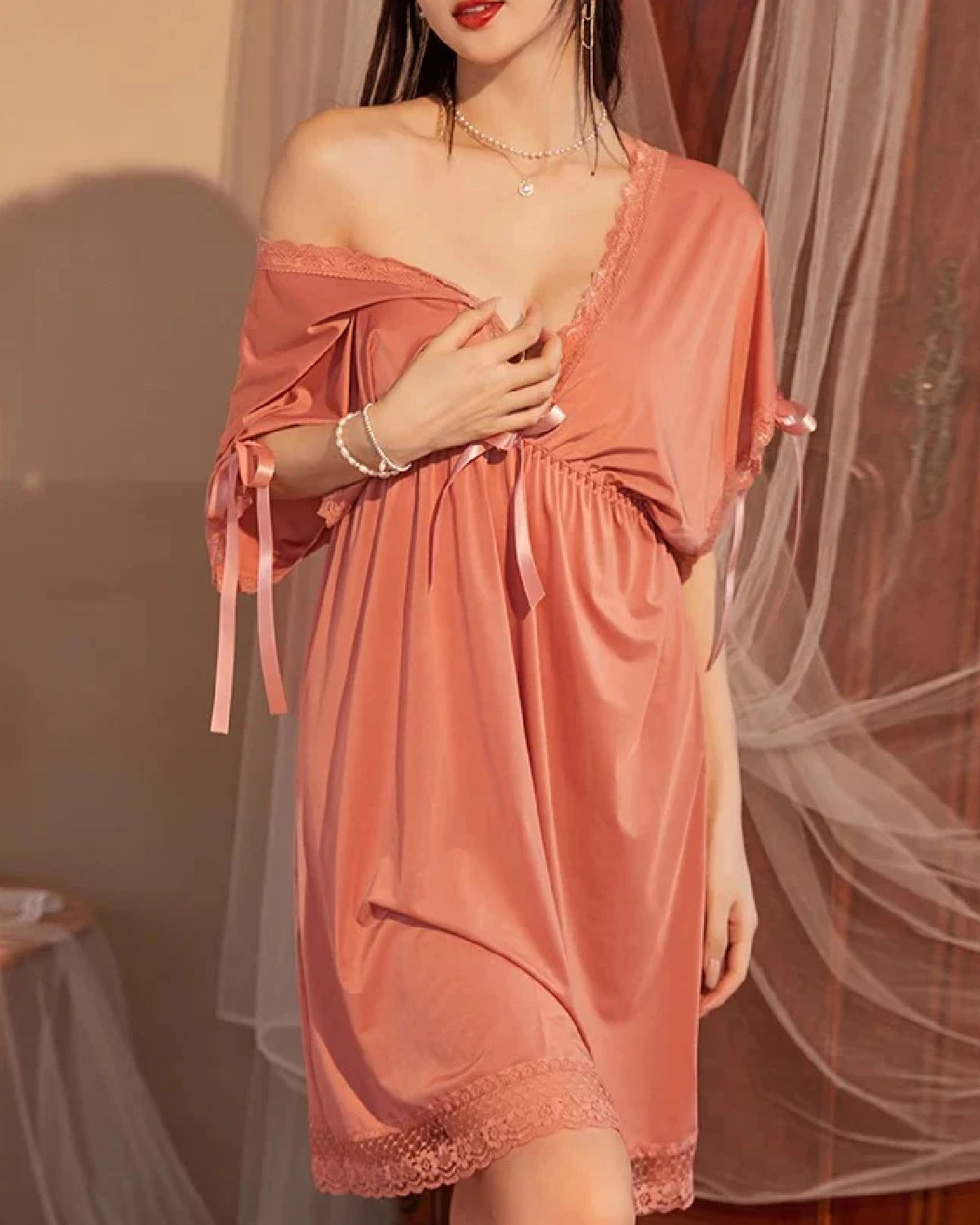 Soft Silk Lingerie Nighty - Bespose