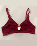 Summer Friendly Soft Cotton Printed Bra-Red - Bespose