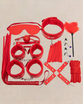 Women Faux Leather Bondage Set - Bespose