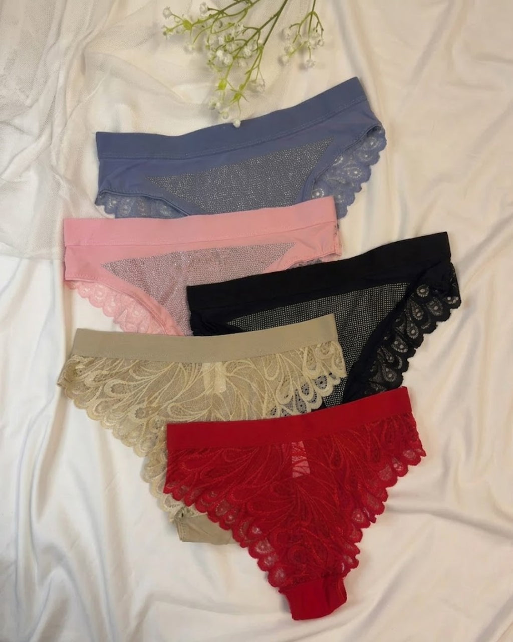 Women lace Shiny Rhinestone Panty In Pakistan - Bespose