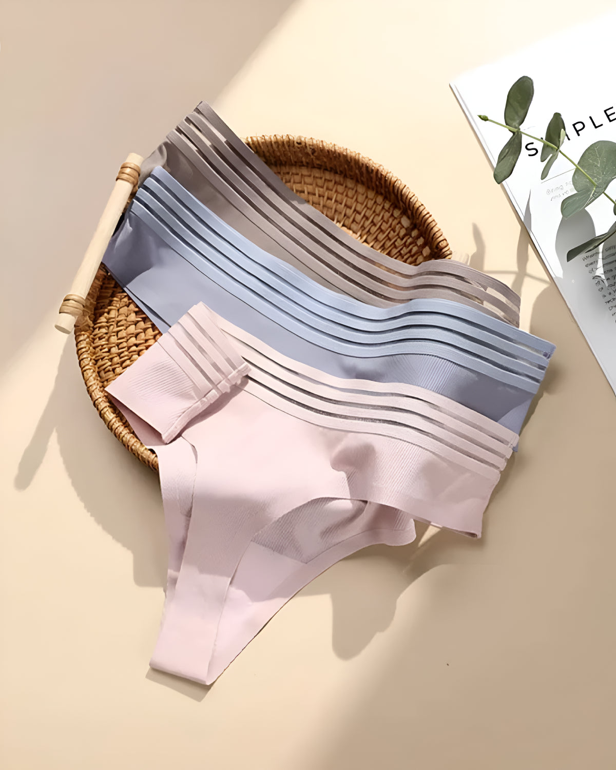 Womens Pastel Low Rise High Elasticity Underwear - Bespose