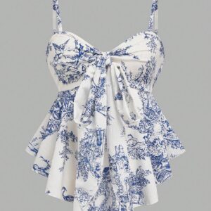 Blue and White