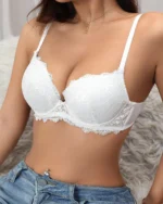 1pc Women's High Quality Lace Padded Underwire Push Up Bra