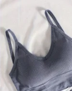 5pcsSet Backless Strap Bralette Bra Sets Closeup