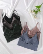 5pcsSet Backless Strap Bralette Bra Sets In Pakistan
