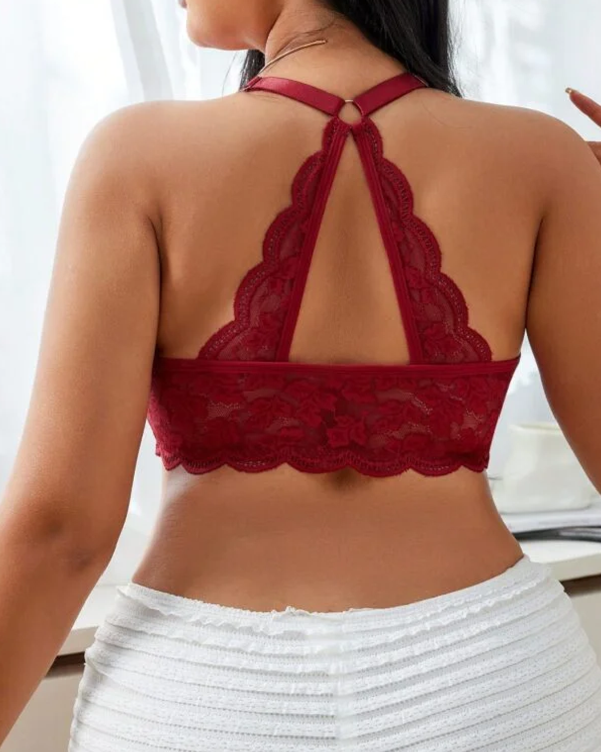 Shop The 1pc Plus Size Lace Front Closure Lingerie Bralette