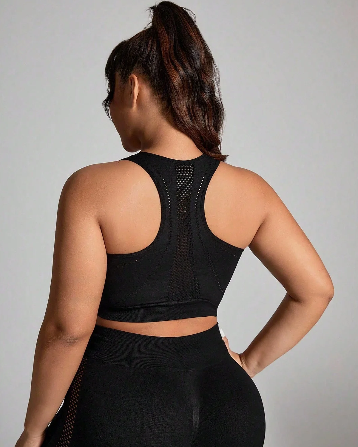 Shop The Rhythm Era Plus Size Solid Color Sleeveless Sports Bra