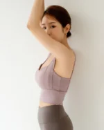 Women's Solid High Support Sports Bra Side