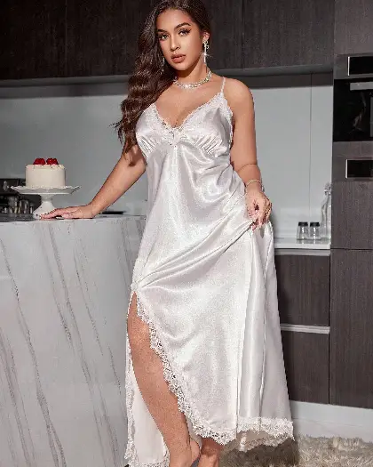 Plus Size Silk Nighties