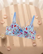 Hello Kitty Daily Wear Push Up Bra - Blue