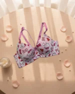 Hello Kitty Daily Wear Push Up Bra - Pink