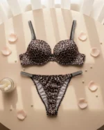 Premium Victoria's Secret Bra And Panty Set Leopard Print