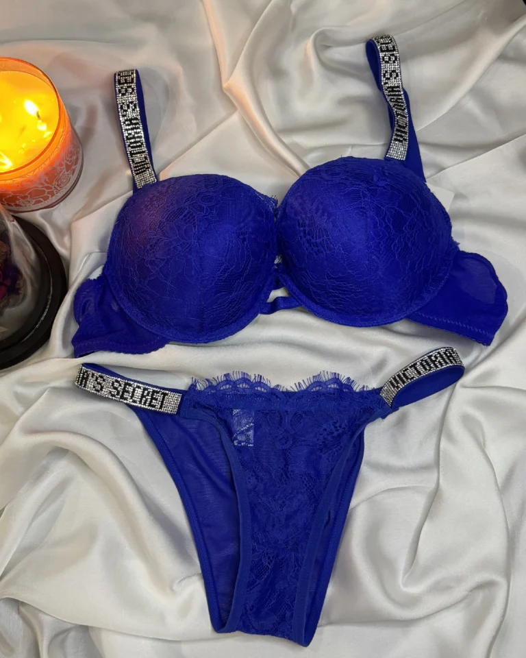 VICTORIA SECRET Bra And Panty Set - Blue
